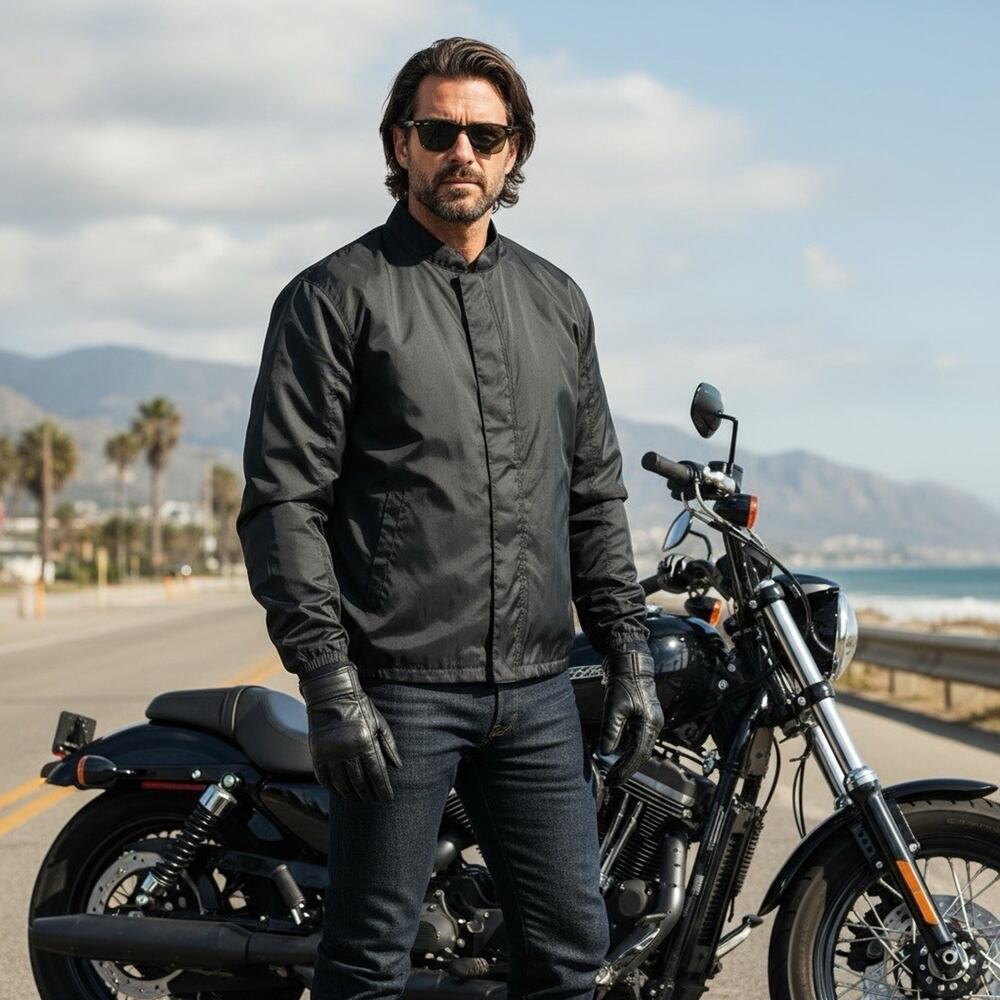 Harley-Davidson Motor Clothes "An American Legend" Black Jacket XL